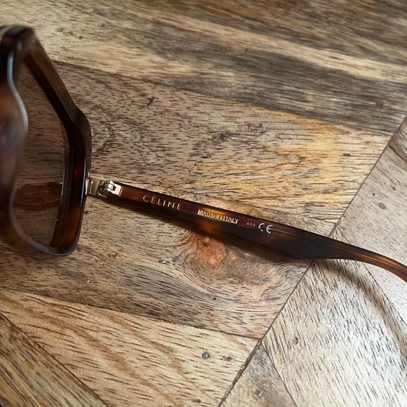 Vintage Celine Square Tortoise Brown Sunglasses - Picture 3 of 4